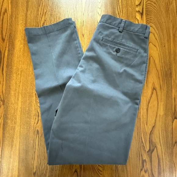 NWT L.L. Bean Grey Wrinkle-Free Double L Chinos Pants‎ Men's Size 32x34 - Picture 1 of 6